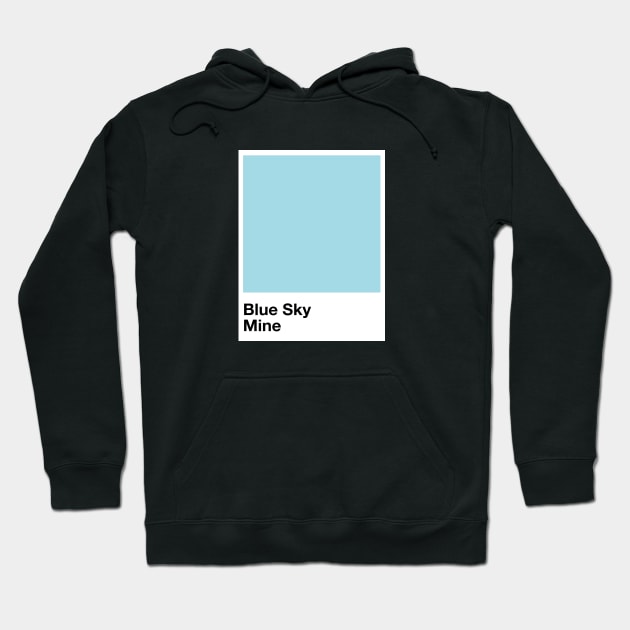 Pantone Blue Sky Mine Hoodie by Perezzzoso